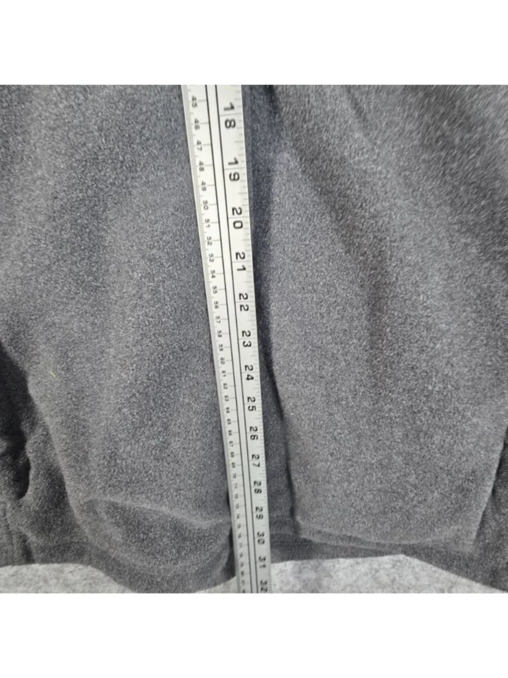 The North Face Men's Gray Full Zip Fleece Jacket Embroidered Logo Outdoor XXL